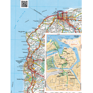 France Flexibound Michelin Atlas calais city map preview 2023 9782067256781