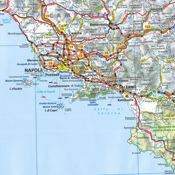 Michelin 735 Italy 2023 Sheet Map Napoli map preview 9782067171466