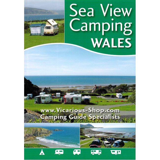 Sea View Camping Wales by vicarious media books united kingdom uk campsite guidebook front cover