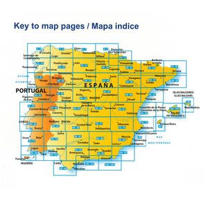 2023 michelin Spain and portugal atlas key to map pages 9782067257207 vicarious media books